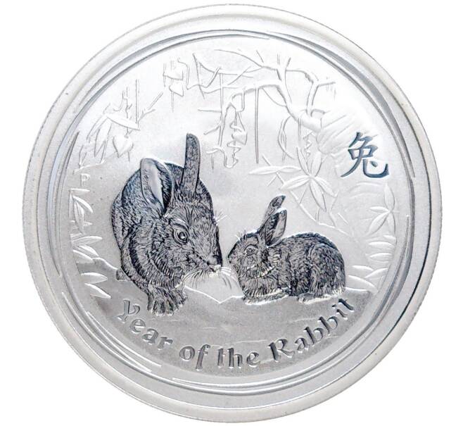 Монета 50 центов 2011 года Австралия «Китайский гороскоп — Год кролика» (Артикул K27-81249)