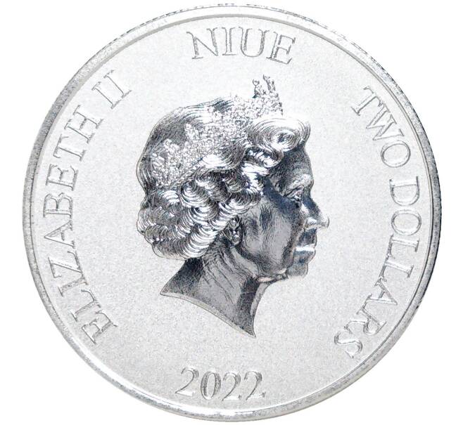 Монета 2 доллара 2022 года Ниуэ «Дисней — Аладдин» (Артикул M2-58427)