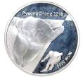 Монета 5000 вон 2018 года Южная Корея «XXIII зимние Олимпийские игры 2018 в Пхенчхане — Конькобежный спорт» (Артикул M2-58443)