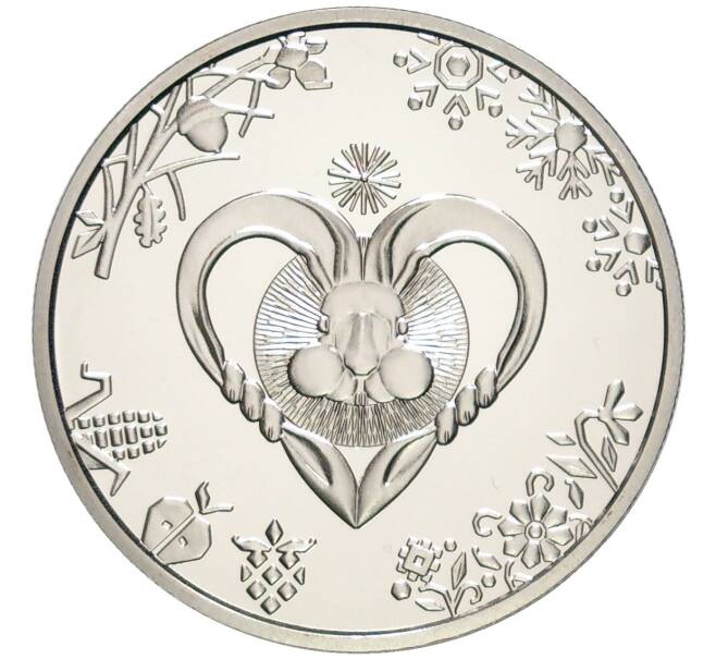 Монета 5 гривен 2023 года Украина «Китайский гороскоп — Год кролика» (Артикул: M2-58462) — Фото №1