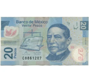 20 песо 2010 года Мексика
