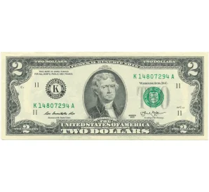 2 доллара 2013 года США
