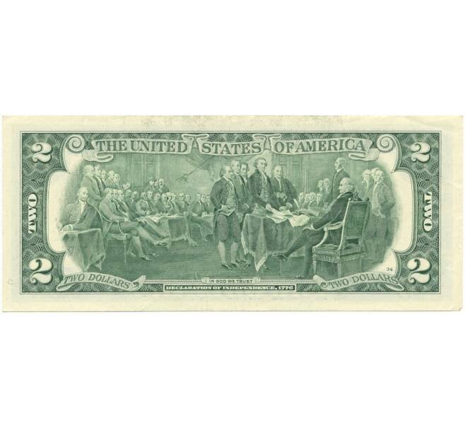 Банкнота 2 доллара 2013 года США (Артикул K11-81961)