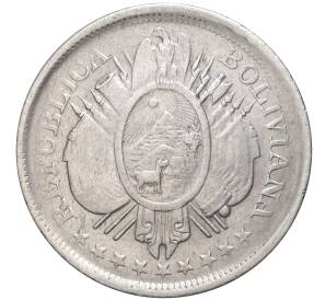 50 сентаво 1895 года Боливия