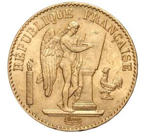 20 франков 1876 года Франция — Фото №2