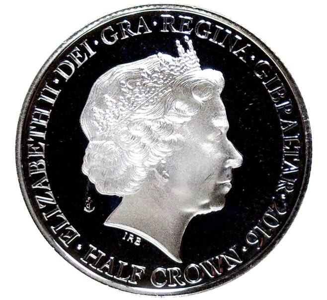 Монета 1/2 кроны 2016 года Гибралтар «Битва за Атлантику» (Артикул M2-58467)