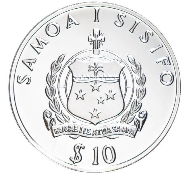 Монета 10 тала 1988 года Западное Самоа «Кон-Тики» (Артикул M2-58478)