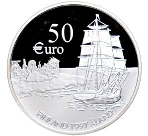 50 евро 1997 года Финляндия «75 лет Аландскому самоуправлению» — Фото №1