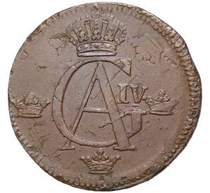 1/2 скиллинга 1803 года Швеция (Перечекан) — Фото №2