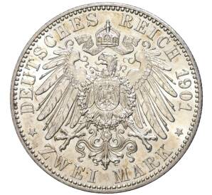 2 марки 1901 года Германия (Пруссия) «200-летие Пруссии» — Фото №2