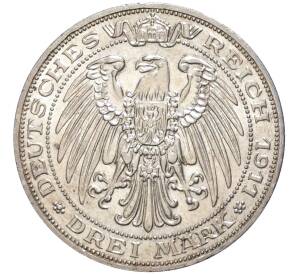 3 марки 1911 года Германия (Пруссия) «Бреславский университет» — Фото №2