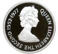 Монета 25 рупий 1977 года Британский Маврикий «25 лет правлению Королевы Елизаветы II» (Артикул M2-58639)