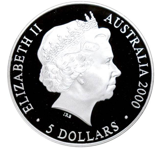 Монета 5 долларов 2000 года Австралия «Олимпийские игры 2000 в Сиднее — Ехидна» (Артикул M2-58677)