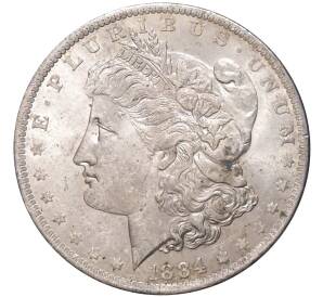 1 доллар 1884 года O США — Фото №1