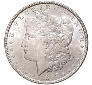 1 доллар 1887 года США — Фото №1