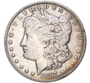 1 доллар 1887 года США — Фото №1