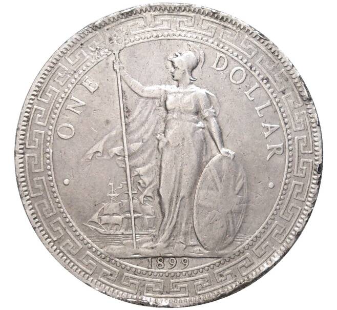 Монета 1 доллар 1899 года Великобритания (Торговый доллар) (Артикул M2-58748)
