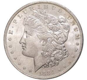 1 доллар 1884 года O США — Фото №1