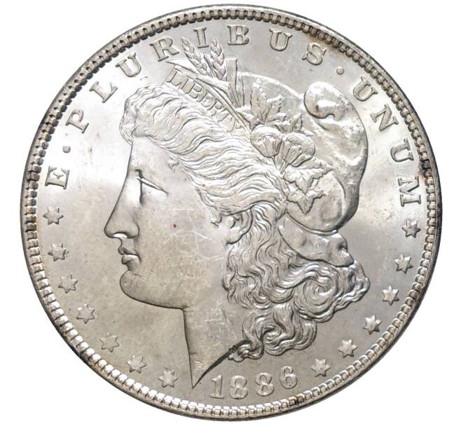 Монета 1 доллар 1886 года США (Артикул M2-58762)