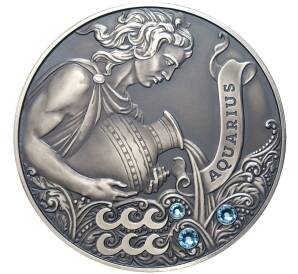 20 рублей 2013 года Белоруссия «Знаки зодиака — Водолей» — Фото №1