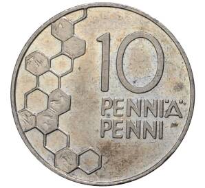 10 пенни 1991 года Финляндия — Фото №2