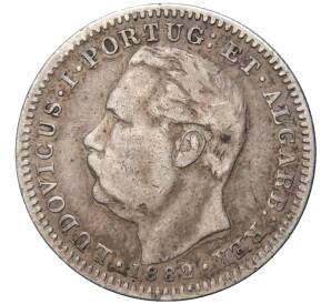 1/2 рупии 1882 года Португальская Индия — Фото №2