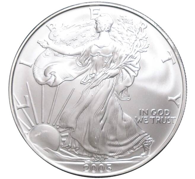 Монета 1 доллар 2005 года США «Шагающая Свобода» (Артикул M2-58839)