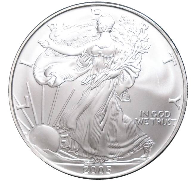 Монета 1 доллар 2005 года США «Шагающая Свобода» (Артикул M2-58844)