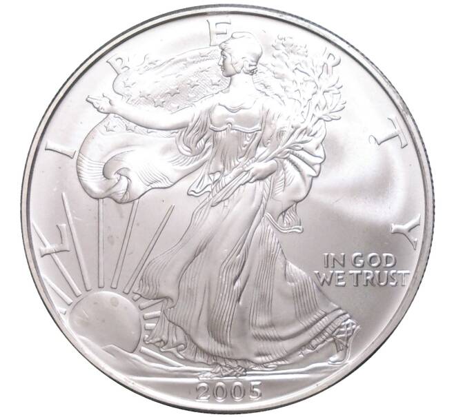 Монета 1 доллар 2005 года США «Шагающая Свобода» (Артикул M2-58859)