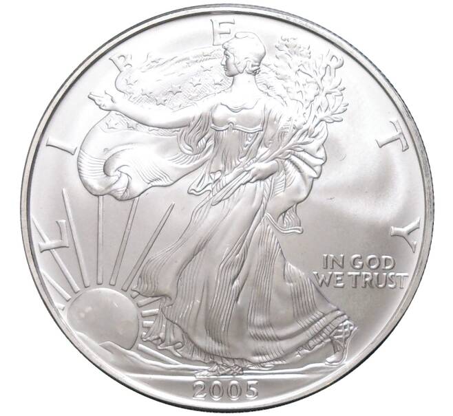 Монета 1 доллар 2005 года США «Шагающая Свобода» (Артикул M2-58863)
