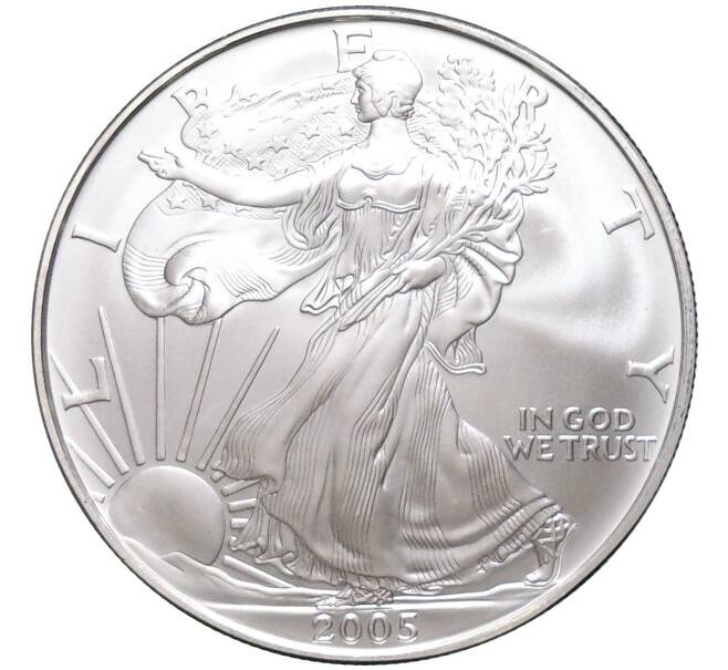 Монета 1 доллар 2005 года США «Шагающая Свобода» (Артикул M2-58864)
