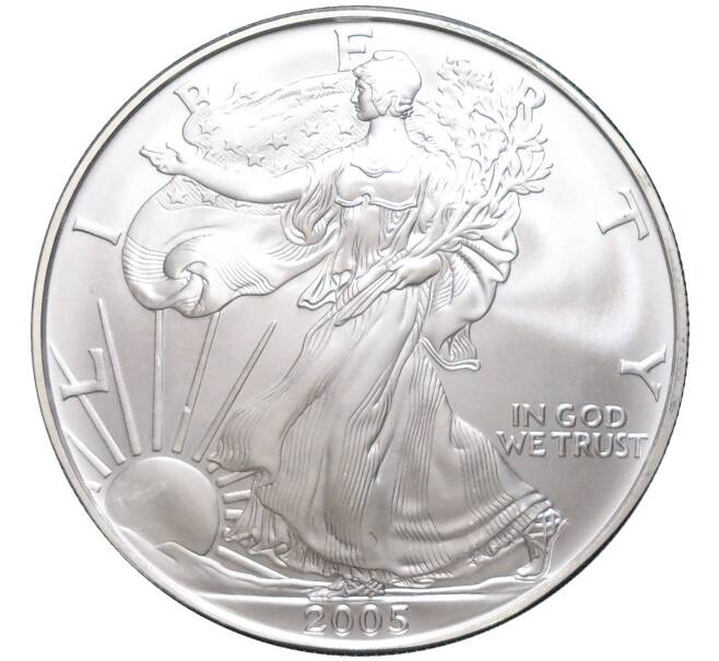 Монета 1 доллар 2005 года США «Шагающая Свобода» (Артикул M2-58870)