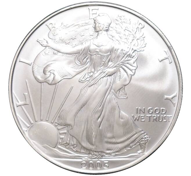 Монета 1 доллар 2005 года США «Шагающая Свобода» (Артикул M2-58872)