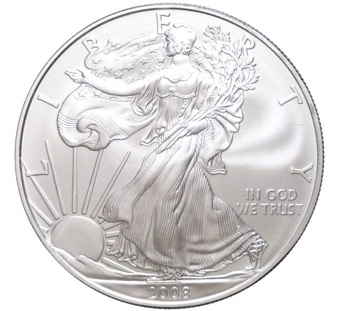 Монета 1 доллар 2008 года США «Шагающая Свобода» (Артикул M2-58880)