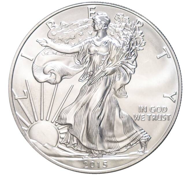 Монета 1 доллар 2015 года США «Шагающая Свобода» (Артикул M2-58910)