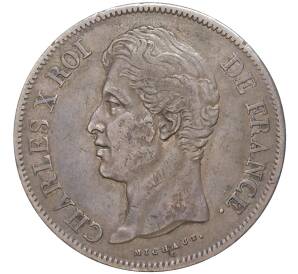 5 франков 1828 года А Франция — Фото №1