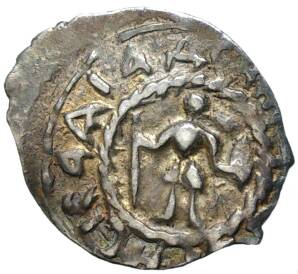 Денга 1450-1461 года Великое княжество Тверское — Борис Александрович — Фото №1