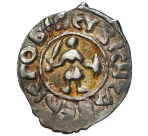 Денга 1450-1461 года Великое княжество Тверское — Борис Александрович — Фото №2