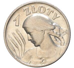 1 злотый 1925 года Польша — Фото №1