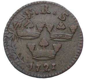 1 эре 1721 года Швеция — Фото №1