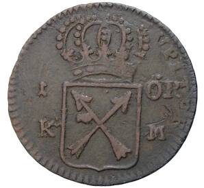 1 эре 1721 года Швеция — Фото №2