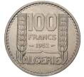Монета 100 франков 1952 года Алжир (Французский протекторат) (Артикул K1-4403)