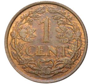 1 цент 1963 года Нидерландские Антильские острова — Фото №2