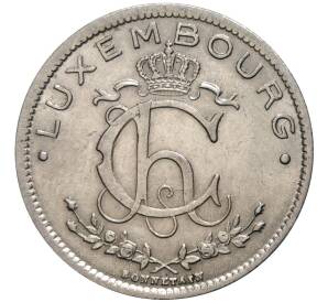 1 франк 1935 года Люксембург — Фото №2