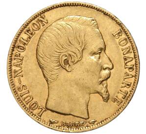20 франков 1852 года А Франция — Фото №2