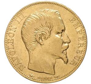 20 франков 1854 года А Франция — Фото №2