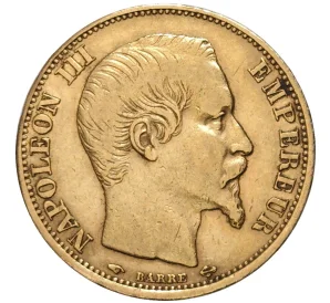 20 франков 1860 года А Франция