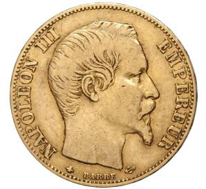 20 франков 1855 года ВВ Франция — Фото №2