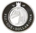 Монета 1 доллар 2014 года Фиджи «Китайский гороскоп — Год лошади» (Артикул M2-59113)