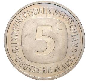 5 марок 1997 года F Германия